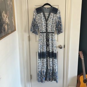 Blue maxi dress - Size M